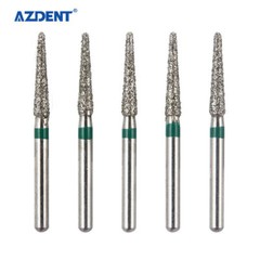 5Pcs/kit Dental Turbine Diamond Burs For High Speed Handpiece Friction Grip Burs