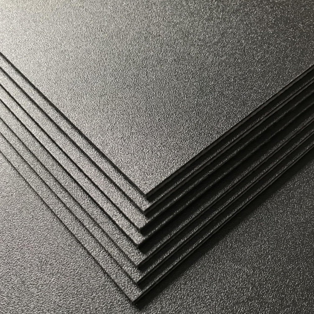 Pack of 2 ABS Plastic Sheet 1/8″ Black Plastic Sheet 8″ x 12″ Rigid Moldable