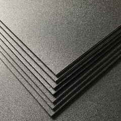 Pack of 2 ABS Plastic Sheet 1/8″ Black Plastic Sheet 8″ x 12″ Rigid Moldable