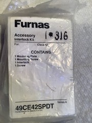 2 Furnas Accessory Interlock kit 49CE42SPDT NEW