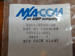 TE Connectivity RF Connectors / Coaxial Connectors SMA R/A PCB JK RECPT