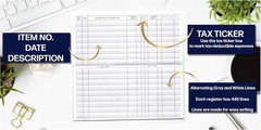 12 Checkbook Transaction Registers 2025-2026-2027 Calendars Check Book Bank …