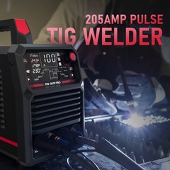 205A TIG Welder with Pulse,3 in 1 STICK/DC TIG/Pulse Large LED Display