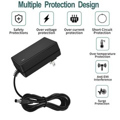 12V 3A Power Supply 36W AC Adapter 100-240V to DC 12 Volts 3 Amp Power Conver…