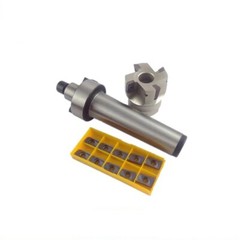End Face Milling Cutter Durable Carbide Inserts CNC Drilling Center Tool Holder