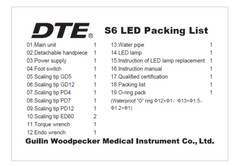 Woodpecker DTE Dental Ultrasonic Piezo Scaler D5 D7 S6 D600 LED W/ Tips SATELEC