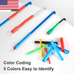 600 Pcs Heat Shrink Tubing Kit 2:1 Ratio Black/Red/Blue/Yellow/Green Electrical