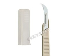 Disposable Scalpel Blades No.12 With Plastic Handle ( Box of 10 ) Sterile