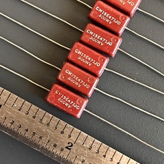 10pcs NOS Cornell Dubilier CM15E471JO 470pf 300VDC Silver Mica Capacitors A+++