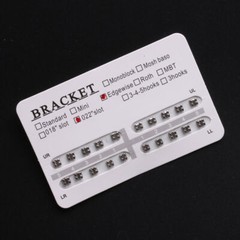 Dental Orthodontic Bracket Braces MIM Monoblock Ultrathin Roth/MBT 022/018 Hooks