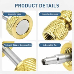 HVAC Valve Core Removal Tool 1/4″ & 5/16″ Vacuum for AC R410a R32 R134a R1234yf
