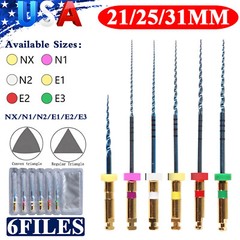 USA Dental NiTi Super Files Rotary Endodontic Endo Motor Root Canal 21/25/31MM