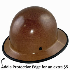 MSA Skullgard Full Brim Hard Hat With STAZ ON Suspension – Natural Tan
