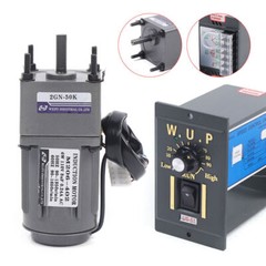 High Torque Gear Motor AC Electric Motor w/ Variable Speed Controller 1:50 27RPM