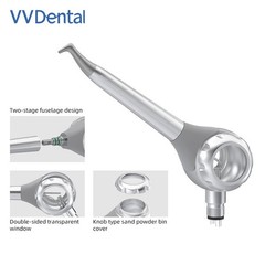 2/4 Holes Dental Air Flow Teeth Polishing Polisher Handpiece Hygiene Prophy Jet