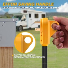 RV 30AMP 125V Receptacle Plug Male Power Cord End Replacement Electrical Plug US