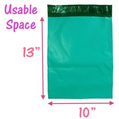 10×13″ Pink Teal Purple Blue Yellow Green Poly Mailers Flat Shipping Bags Combo