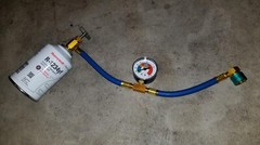 Self-Sealing 134 a/ 1234 yf A/C Can Tap Gauge Hose Recharge AC Conditioning