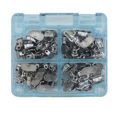 80pcs Dental Orthodontic Buccal Tubes 1st 2nd Molar Roth MBT 022 3G ortodoncia