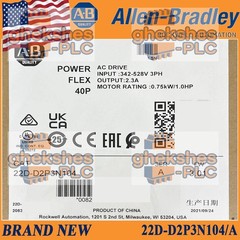 NEW AB 22D-D2P3N104 PowerFlex 40P- 0.75 kW (1 HP) AC Drive-Same Day Ship