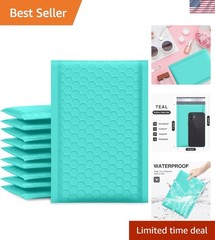 Brand New Bubble Mailers Teal 4×8 Inch 50 Pack