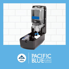 (5305714) Pacific Blue Ultra Manual Push Soap Dispenser with Gentle Foam Hand So
