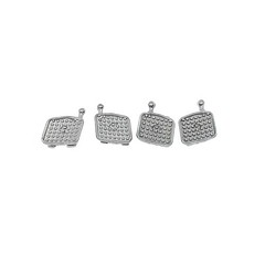 20Pcs PROB Dental Orthodontic Metal Brackets Braces Mini/Standard .022 3/345Hook