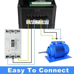 VFD 5.5KW 7.5HP 220V 1 or 3 Phase Input 3 Phase 0-400HZ Output 36A