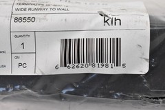Hubbell HLX1518 Ladder Rack Wall Bracket Black Terminates 15 & 18 In Runway