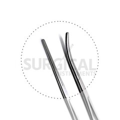 2 Pcs Set 8″ Straight + Curved Hemostat Forceps Locking Clamps German Grade