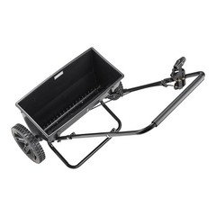 VEVOR Walk-Behind Push Spreader 50LB Capacity Lawn Drop Spreader 10 Settings