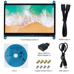Hosyond 7 Inch IPS LCD Touch Screen Display Panel 1024×600 Capacitive Scree
