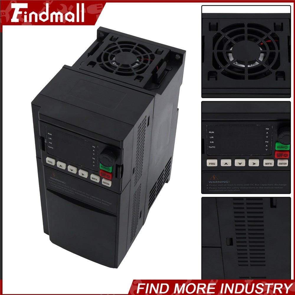 1 To 3 Phase 7.5KW 10HP 220V Variable Frequency Drive Inverter VFD VSD