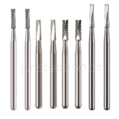 Dental Tungsten Carbide Bur Straight Fissure Cross Cut FG 556 557 558 19/25mm
