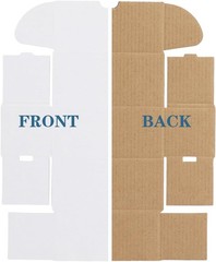 Self-Locking 100 Count White Shipping Boxes – Ideal for Small Business Shipping