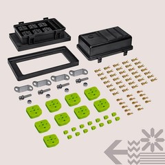 12V Waterproof Fuse Relay Box 6 Relay 6 ATC ATO Holder