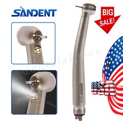Dental Fiber Optic E-generator LED High Speed Handpiece Turbine 4 HOLE