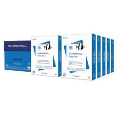 Hammermill Copier Plus Paper Letter Size 8 1/2″ x 11″ 5000 Sheets 10 Reams 20 Lb