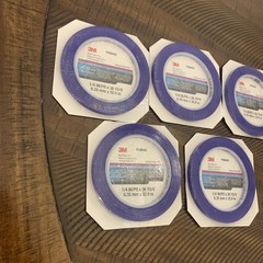 3M Vinyl Tape 471+ 1/4 in x 36 yd 06405 Indigo- Lot 5 Rolls New