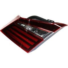Passenger Inner Tail Light Red Clear Lens Turn Signal w/ Bulb Honda Accord 2017