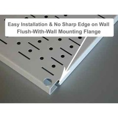 Metal Wall Pegboard Peg Board Panel Organizer Shelf Display Tools Garage 2 Pack