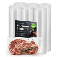 Vacuum Sealer Bags, 6 Rolls 11″x20′, 120Feet | Commercial Grade, BPA Free, Cu…