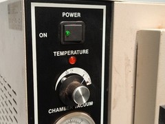 Lab-Line 3608 Vacuum Oven 120V 600W analog temp control, chamber gauge as shown