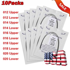 100pcs 10packs Dental Orthodontic Super Elastic Niti Arch Wire Round Ovoid Form