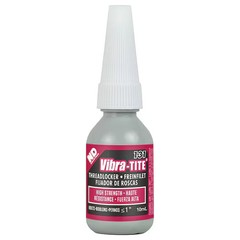 Vibra-Tite Threadlocker, VIBRA-TITE 131, Red, High Strength, Liquid, 10 mL