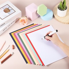 25 Pcs Shimmer Cardstock Paper, 8 x 11 Inch Light Beige Shimmer Paper Sheets