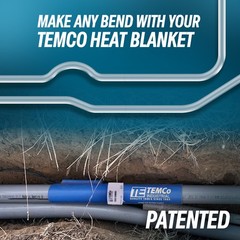 TEMCo TH4001 Conduit Heat Blanket Bender 1/2″ – 1 1/2″ PVC