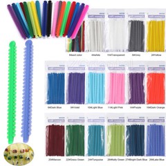 1000Pcs/Bag 23Colors Dental Ortho Elastic Ligature Ties Rubber Power Bands Soft