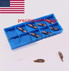 10x 1.0MM for KSPDR Lathe Slotting Cutting Holder SPDR100 Carbide Insert
