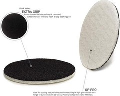 Polish 3 inch (75mm) Pack of 5 Felt Polishing Pads for Polishing Glass, Plastic,